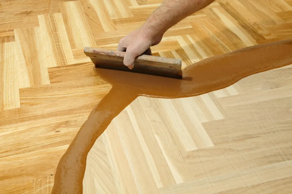 Vitrification de parquet près de Ormes